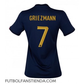 Francia Antoine Griezmann #7 Primera Equipación Mujer Mundial 2022 Manga Corta